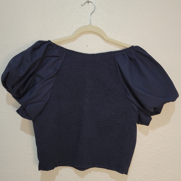 J. Crew Fitted Puff Sleeve Top | CA593 | NWT - Picture 4 of 9